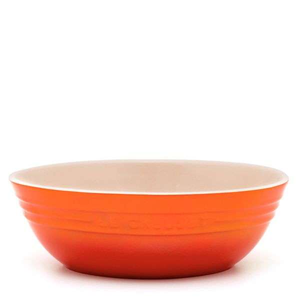 Bowl para massa de cerâmica Le Creuset laranja 27CM - 101648