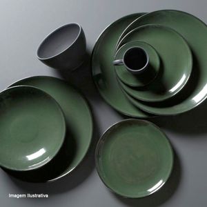 Prato-para-Salada-de-Ceramica-Stone-Naturale-Porto-Brasil-Verde-20CM-6PCS