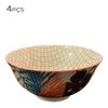 Bowl-de-Ceramica-Floral-Bege-15CM-4PCS