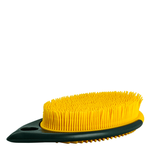 Escova-de-Silicone-Tira-Pelos-Amarela-17X8CM