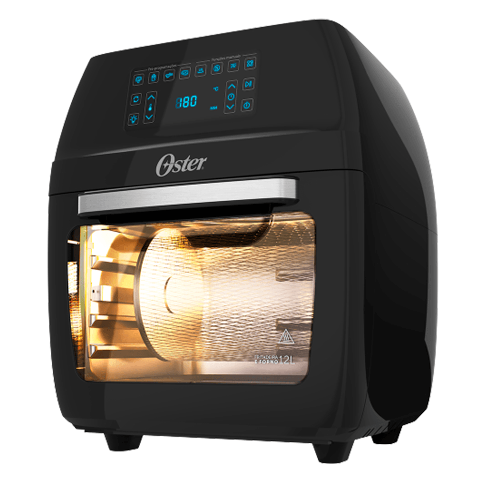 Forno Elétrico e Airfryer Oven Fryer 3 em 1 12L Oster Preto 127V
