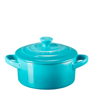 Mini-Cocotte-de-Ceramica-Le-Creuset-Azul-Caribe-Lisa-250ML