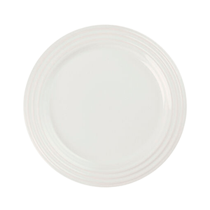 Prato-para-Sobremesa-de-Ceramica-Le-Creuset-Branco-22CM