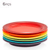 Prato-para-Sobremesa-de-Ceramica-Le-Creuset-Rainbow-22CM-6PCS