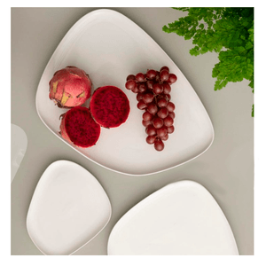 Prato-para-Servir-de-Ceramica--Organico-Pottery-Corner-Branco-31CM