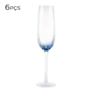 Taca-de-Vidro-para-Champagne-Azul-250ML-6PCS