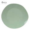 Prato-para-Sobremesa-de-Porcelana-Soho-Verde-Menta-22CM-6PCS