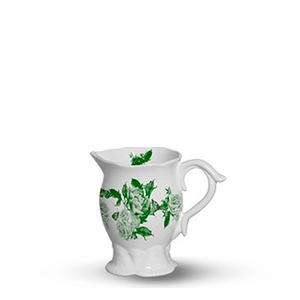 Leiteira-de-Ceramica-Arara-Floral-Verde-15CM