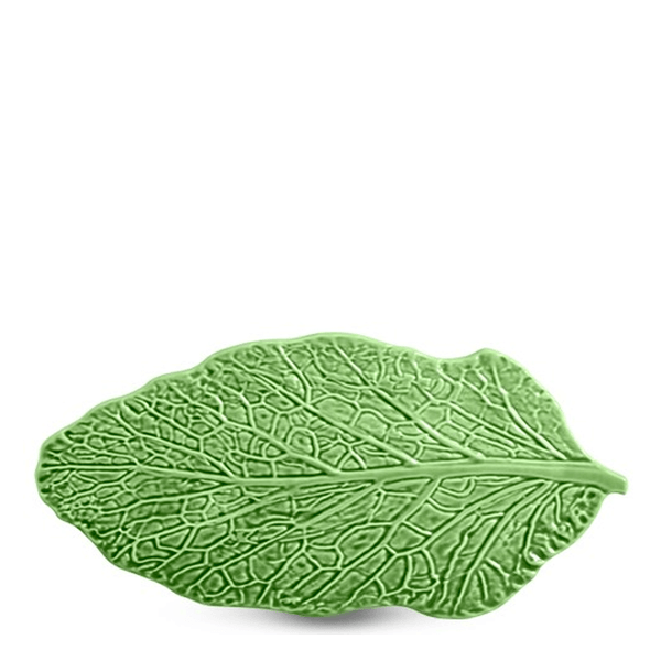 Prato-para-Servir-de-Ceramica-Couve-Verde-37X15CM