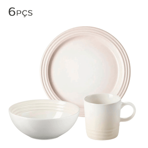 Conjunto-para-Cafe-da-Manha-de-Ceramica-Le-Creuset-Meringue-6PCS